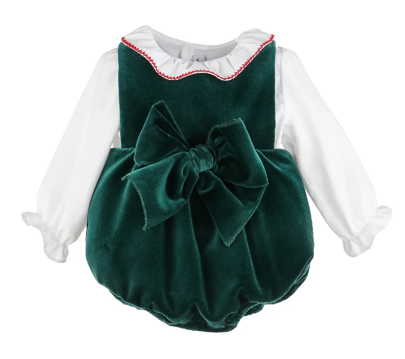 Customer Appreciation Sale wrap-around dressVelvet Holiday Romper