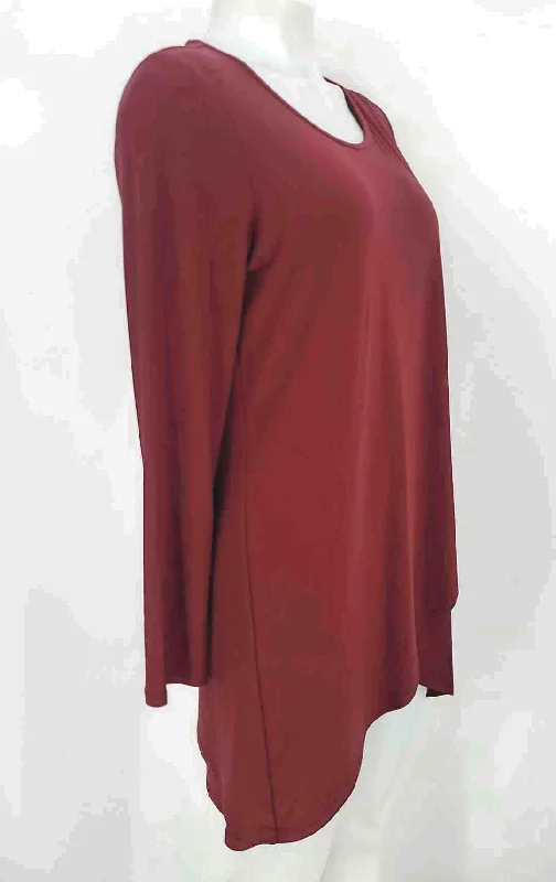 JOSEPH RIBKOFF Burgundy Longsleeve Size 10  (M) Dress