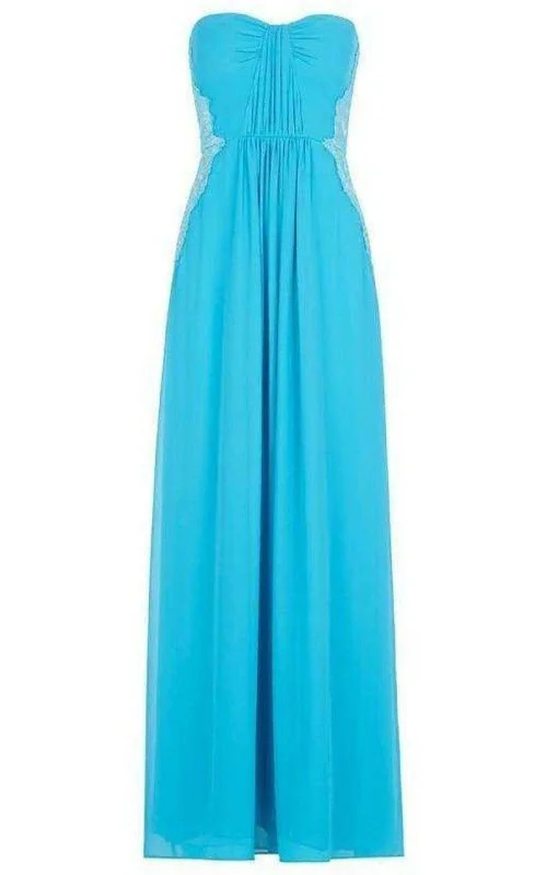 Early Access flowy dressAshby Strapless Lace-Trim Gown