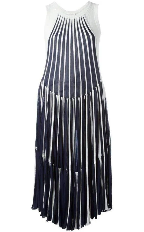 Can't Miss structured dressVertical Stripe Midi Dress