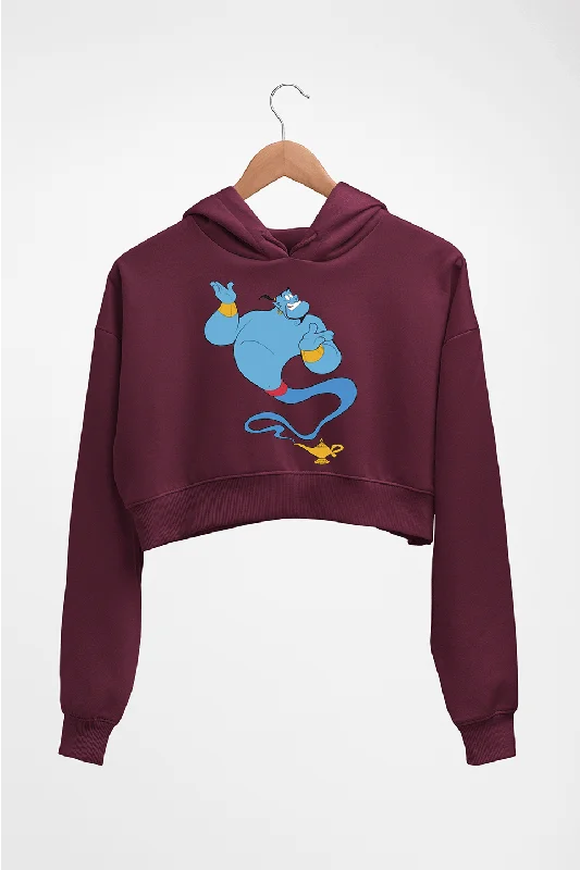 Aladdin Genie(Jinn) Crop HOODIE FOR WOMEN