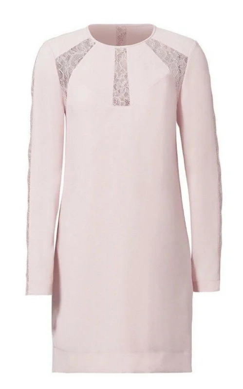 Lowest Price summer floral dressPayten Long-Sleeve Lace-Insert Shift Dress