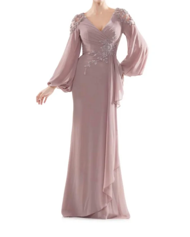 Limited Time Discount summer dressMv1074 In Mauve