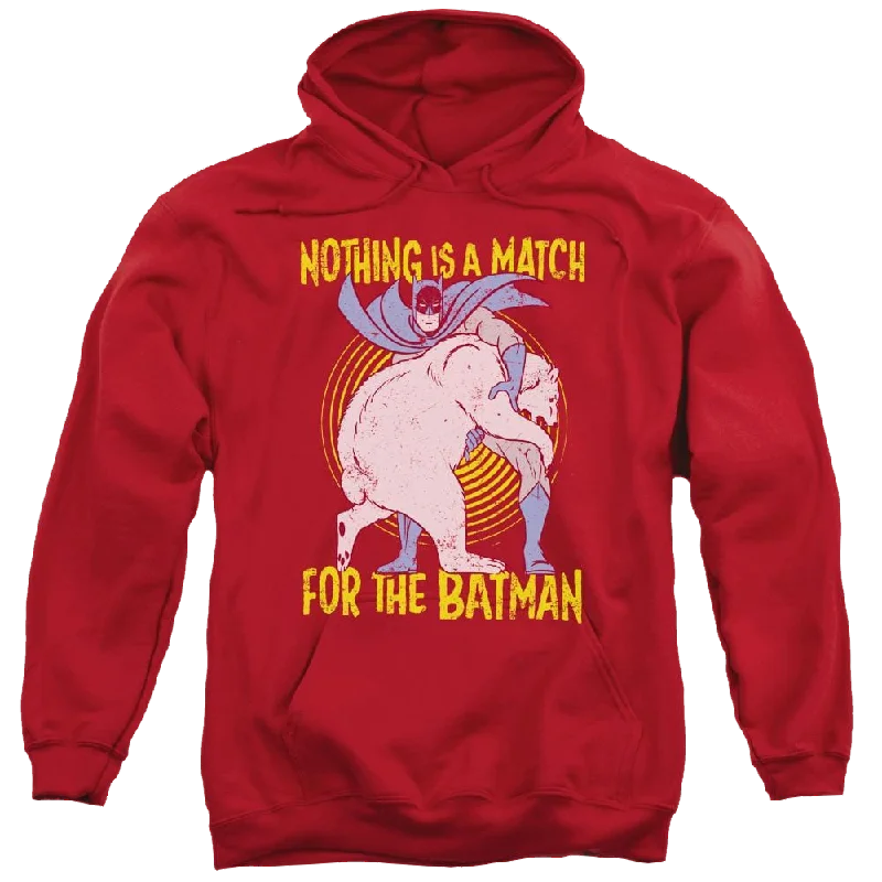 Clearance Items lightweight pullover hoodieBatman Bear Wrastling - Pullover Hoodie