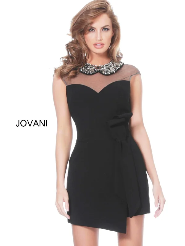 Exclusive Savings midi dressJovani 03660 Sleeveless Short Dress