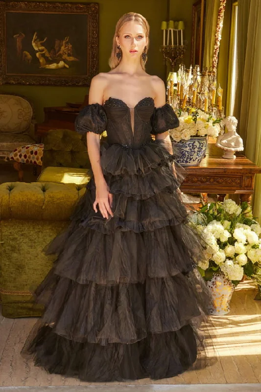 Daily Specials sleeveless dressA Line Long Formal Sequin Corset Detachable Sleeve Prom Dress