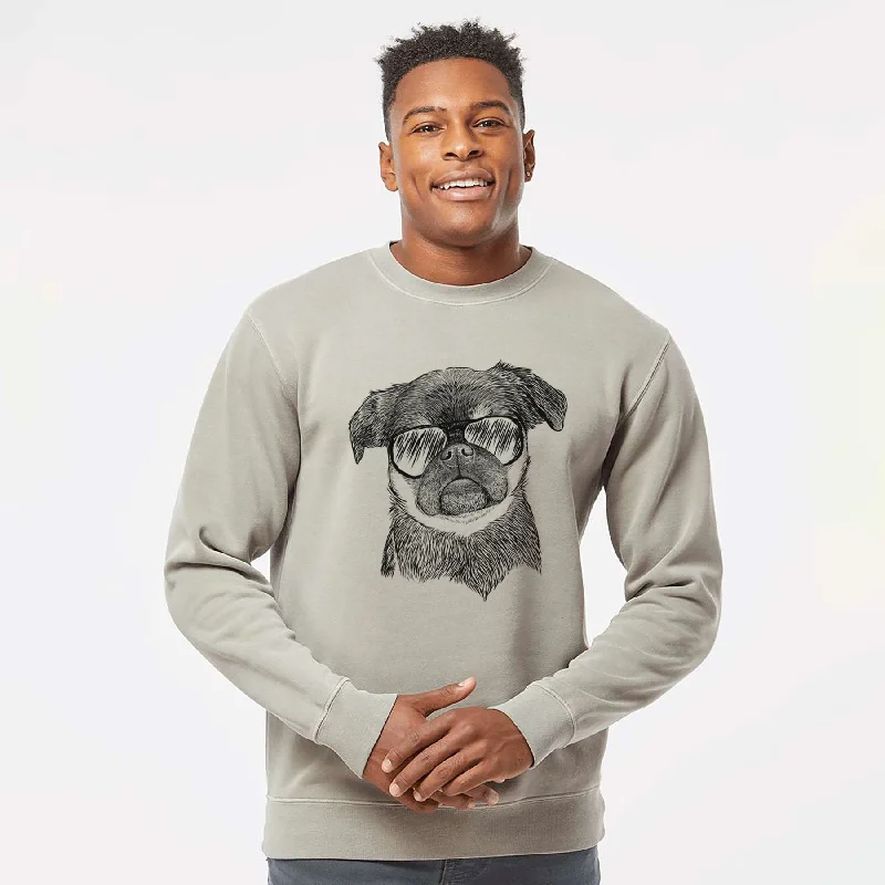 Instant Savings premium gym hoodieAviator Simone the Brussels Griffon - Unisex Pigment Dyed Crew Sweatshirt Instant Savings premium gym hoodieAviator Simone the Brussels Griffon - Unisex Pigment Dyed Crew Sweatshirt