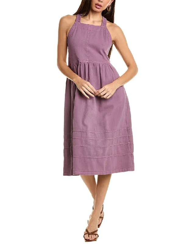Quick Sale satin midi dressSEA NY Suri Stretch Canvas Slip Dress