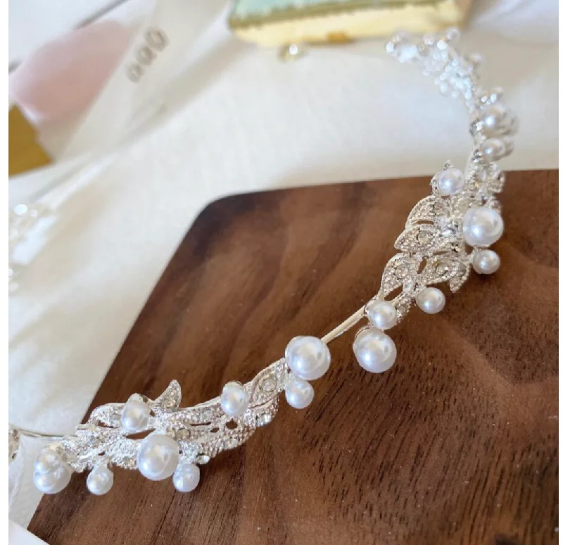 The Best Prices one-shoulder dressPearl and Stone Headband