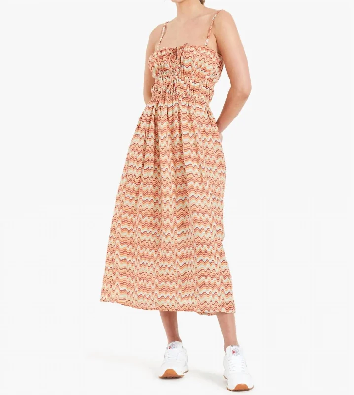 Act Fast statement dressFrancesca Midi Dress In Vadella Print Dusk