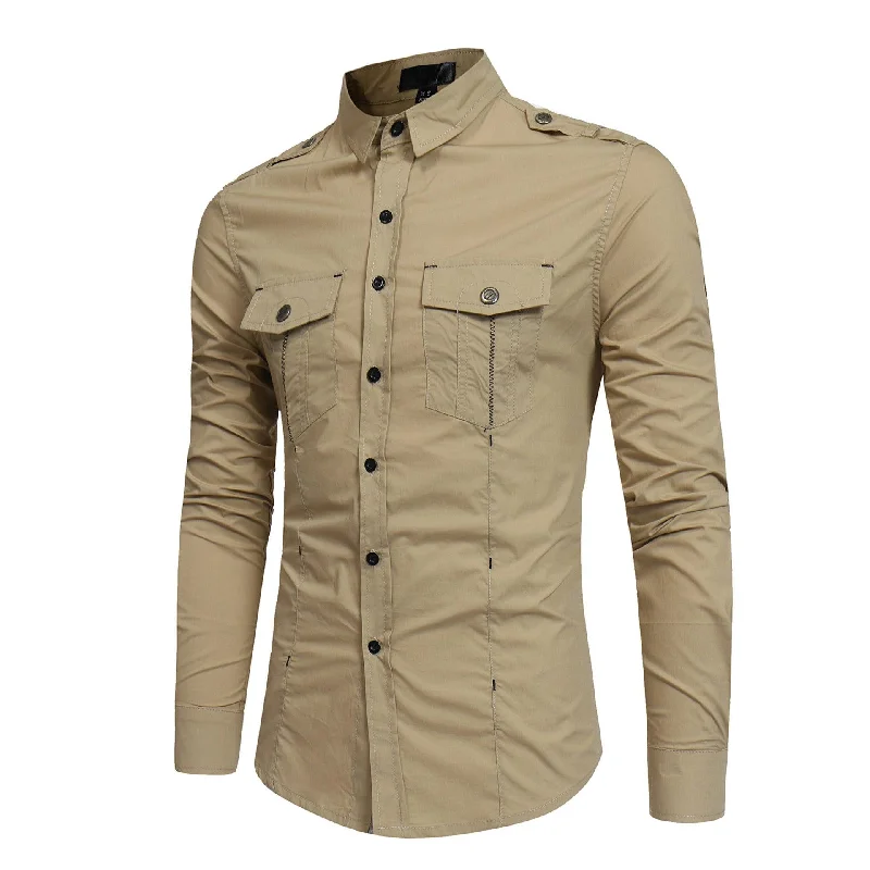 MAXIME Workwear Long-sleeved Shirt