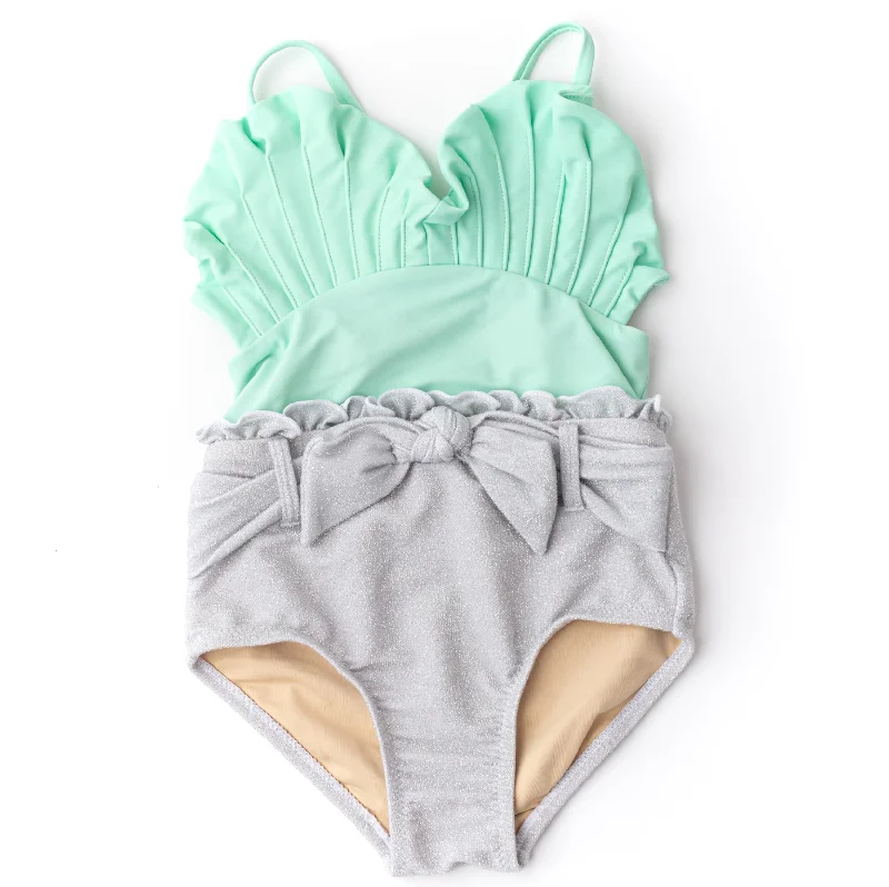 Fantastic Deals summer dressSilver Shimmer Bathing Suit