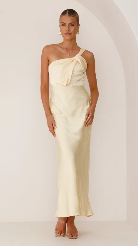 Exclusive Offers Greta Maxi Dress - Yellow