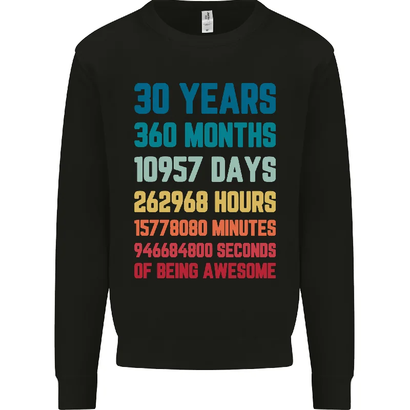 Daily Deals high-performance athletic hoodie30th Birthday 30 Year Old Mens Sweatshirt Jumper Daily Deals high-performance athletic hoodie30th Birthday 30 Year Old Mens Sweatshirt Jumper