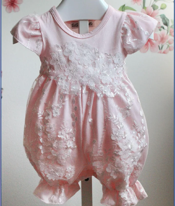 One-DAY Sale flowy dressPink Cotton Romper