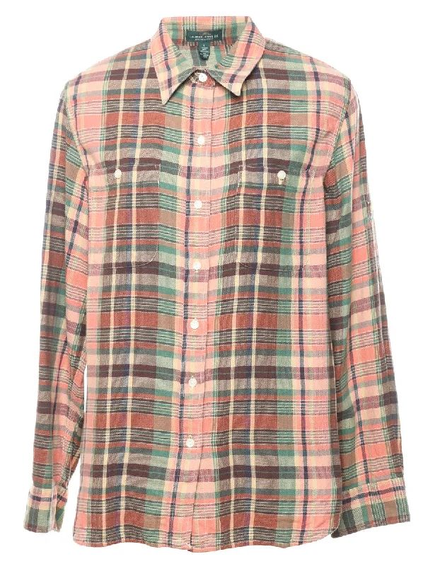 Overstock stylish blazer coatRalph Lauren Checked Shirt - L