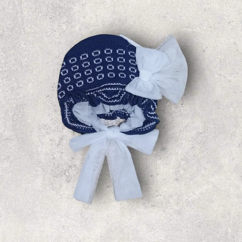 Factory Direct Sale high-waisted dressNavy and White Bonnet