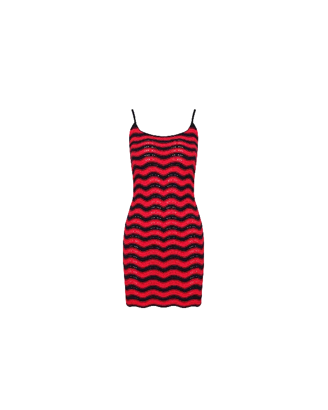 Final Clearance PARADISO MINI DRESS NAVY STRAWBERRY