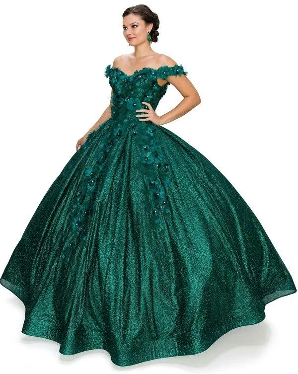 Fantastic Offers off-shoulder dressLong Off Shoulder Quinceanera Dress