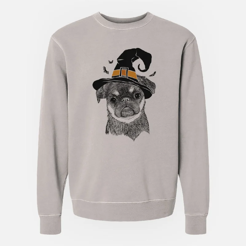 Exclusive Access athletic style hoodieWitch Simone the Brussels Griffon - Unisex Pigment Dyed Crew Sweatshirt Exclusive Access athletic style hoodieWitch Simone the Brussels Griffon - Unisex Pigment Dyed Crew Sweatshirt