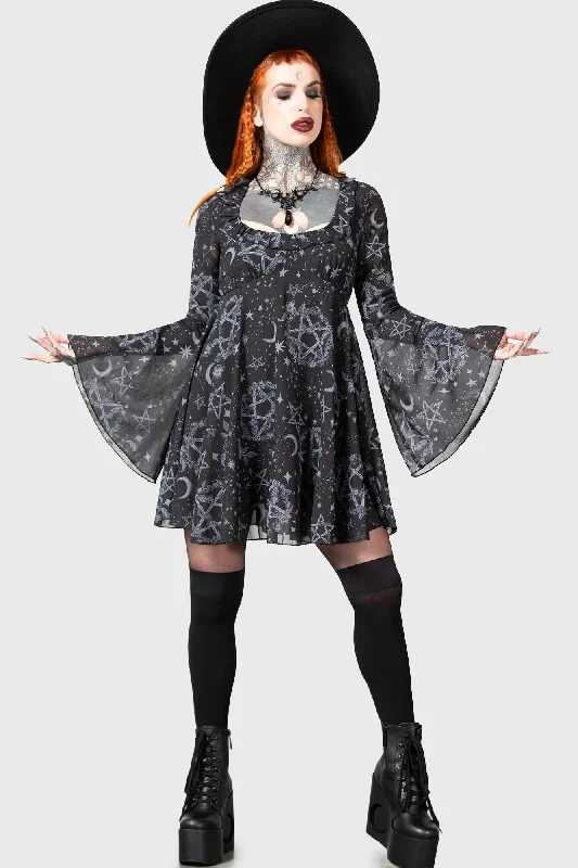 Massive Deals Astral Willow Dress - Resurrect