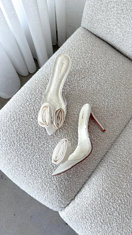 Fantastic Offers Casey Heel - Ivory Satin