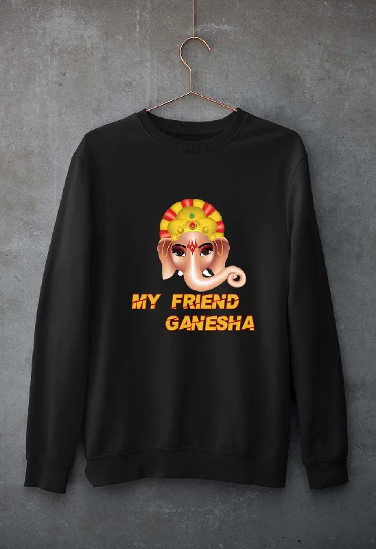 Flash Sale high-quality athletic sweatshirtGanpati JI(Ganesh) Unisex Sweatshirt for Men/Women Flash Sale high-quality athletic sweatshirtGanpati JI(Ganesh) Unisex Sweatshirt for Men/Women