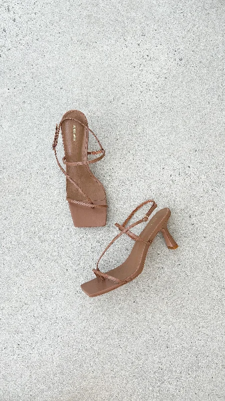 Exclusive Deal Scout Heel - Pecan Leather