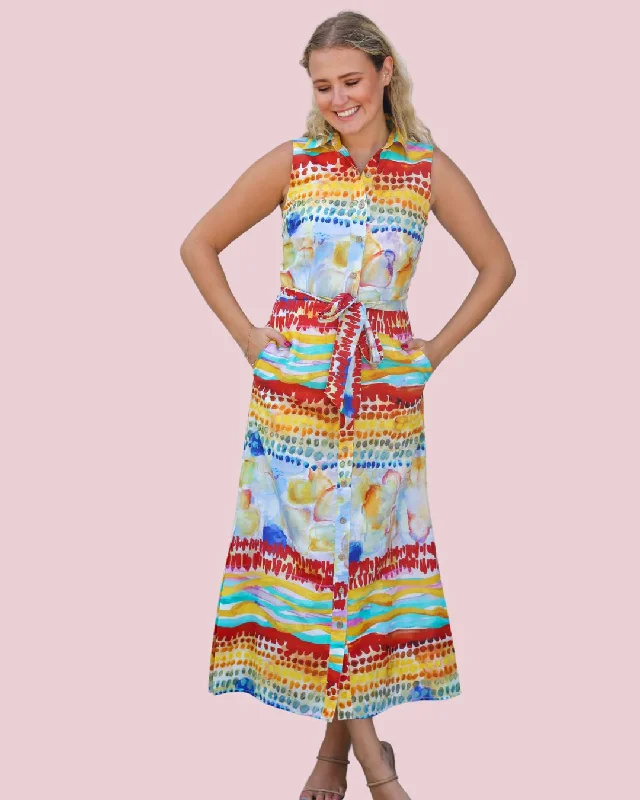 Overstock Sale layered dressLIZ SHORTSLEEVE MAXI DRESS