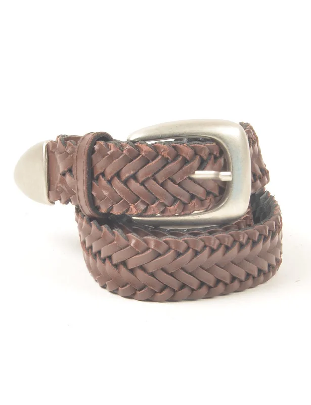 Great Deals classic jacketBrown Woven Belt - M