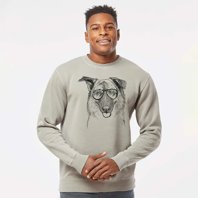 Reduced Prices contemporary fitness sweatshirtAviator Henry the German Shepherd - Unisex Pigment Dyed Crew Sweatshirt Reduced Prices contemporary fitness sweatshirtAviator Henry the German Shepherd - Unisex Pigment Dyed Crew Sweatshirt