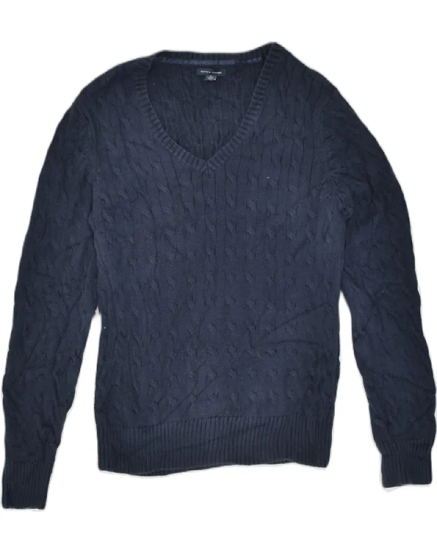 Act Fast fashion hooded jacketTOMMY HILFIGER Womens V-Neck Jumper Sweater UK 18 XL Navy Blue Cotton Act Fast fashion hooded jacketTOMMY HILFIGER Womens V-Neck Jumper Sweater UK 18 XL Navy Blue Cotton