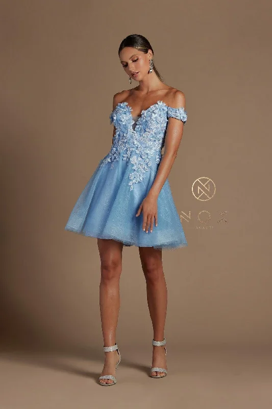 Year-End Clearance v-neck dressHomecoming Short Off Shoulder Cocktail Dress