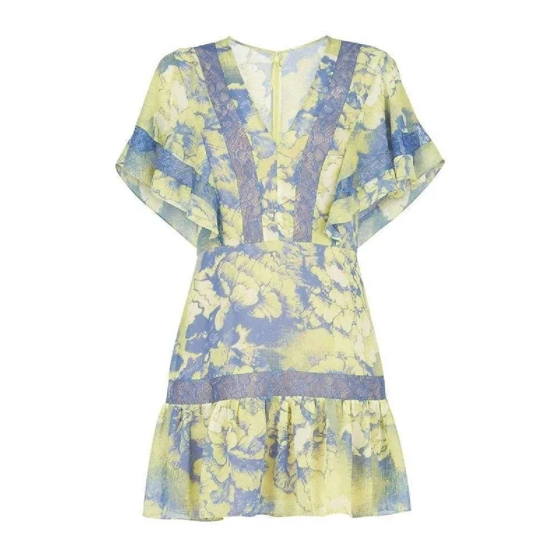 Extra Savings romantic dressKarian V-Neck Flutter-Sleeve Dress