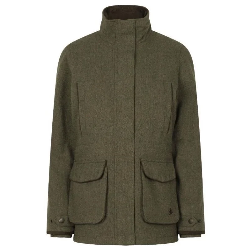 Value Deals slim fit coatSeeland Hillside Harriet Ladies SEETEX Waterproof Jacket - Moss Green