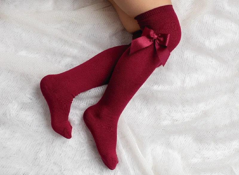 Today’s Deal velvet dressCotton Over The Knee Socks