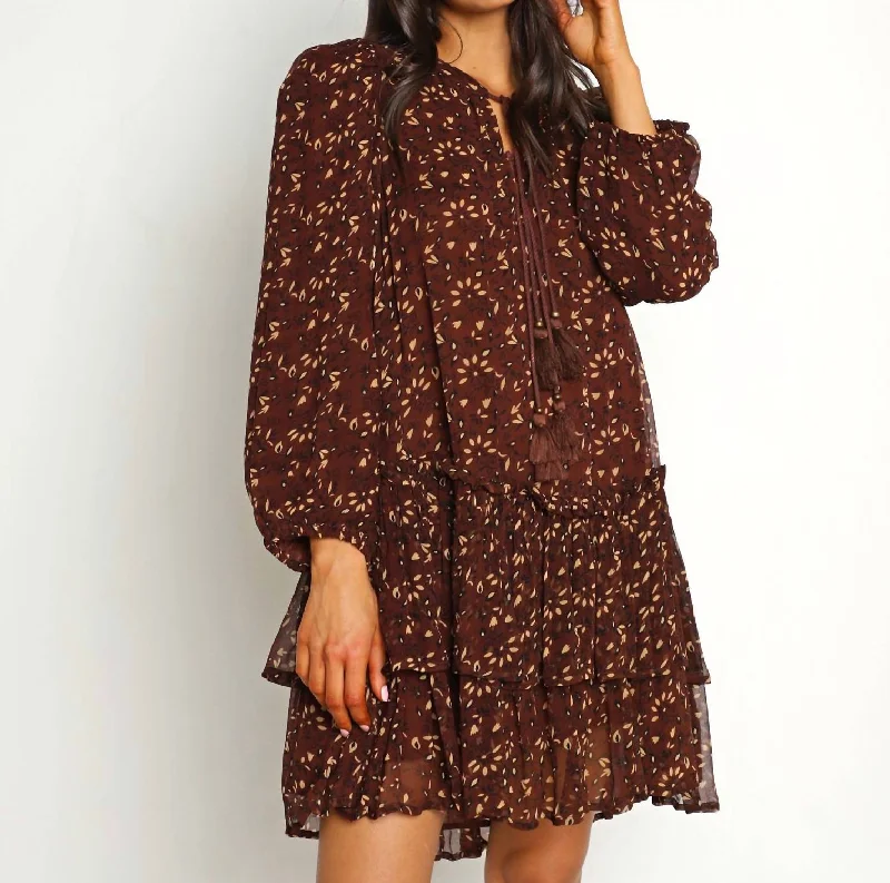 Jaslynn Mini Dress In Zadia Block Print