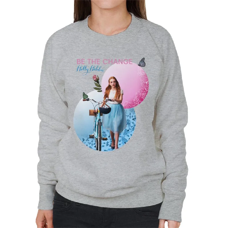 Clearance Items loose fit sports sweatshirtHolly Hobbie Holding Her Bike Women's Sweatshirt Clearance Items loose fit sports sweatshirtHolly Hobbie Holding Her Bike Women's Sweatshirt