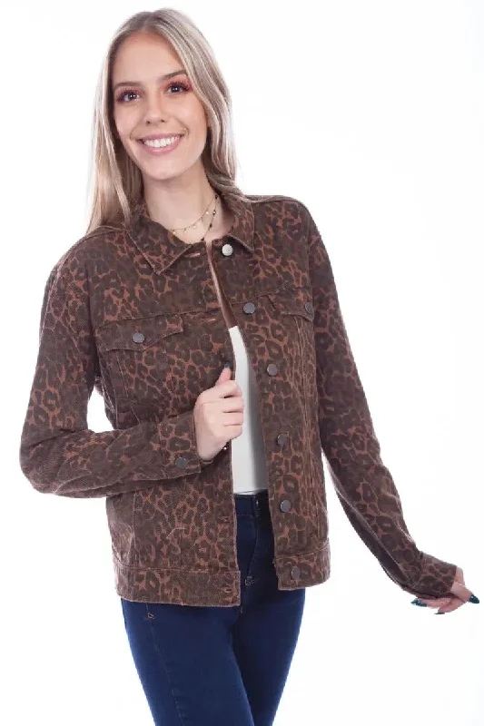 Lowest Price tailored coatHoney Creek Leopard Denim - Womens Jacket