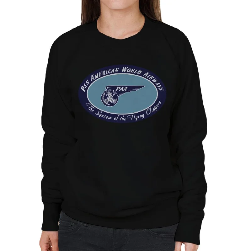 Closeout Sale cozy workout hoodiePan Am The System Of The Flying Clippers Women's Sweatshirt Closeout Sale cozy workout hoodiePan Am The System Of The Flying Clippers Women's Sweatshirt