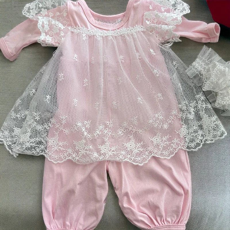 Special Savings mini dressPink Lace Romper