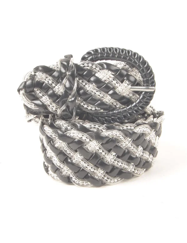 Limited Availability warm jacketBeaded Woven Belt - M