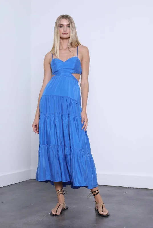 Discount Deals summer dressAlex Solid Dress In Royal