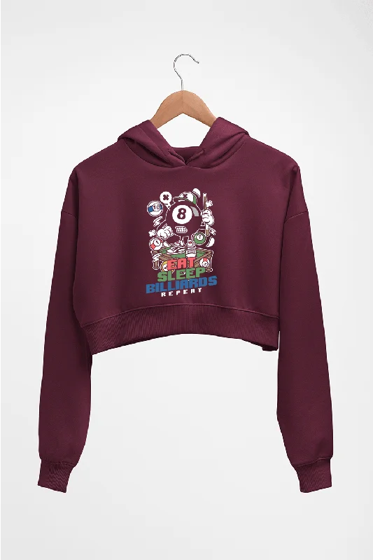 Instant Discount modern athletic hoodieBillard Pool Crop HOODIE FOR WOMEN