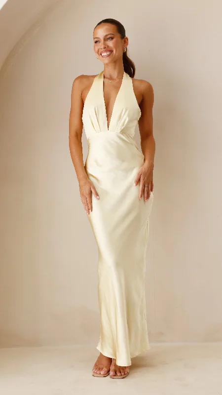Mega Sale Chloe Maxi Dress - Yellow