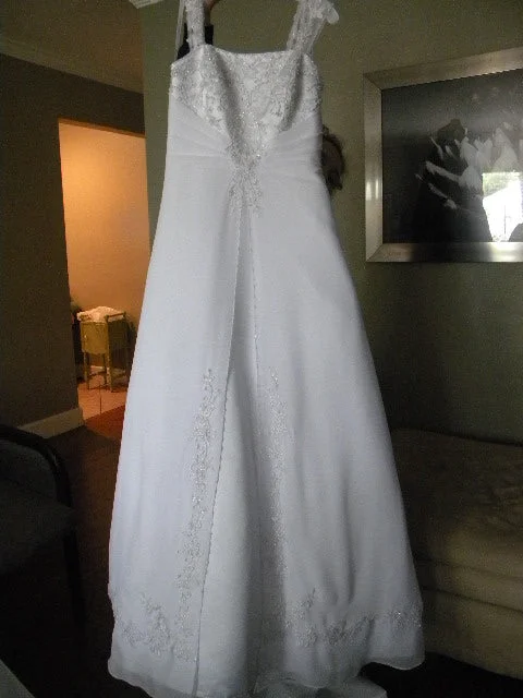 Buy More, Save More David's Bridal Wedding Gown with Sleeves