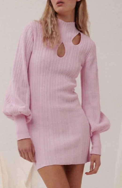 Now or Never casual midi dressMary Dress In Fairy Floss
