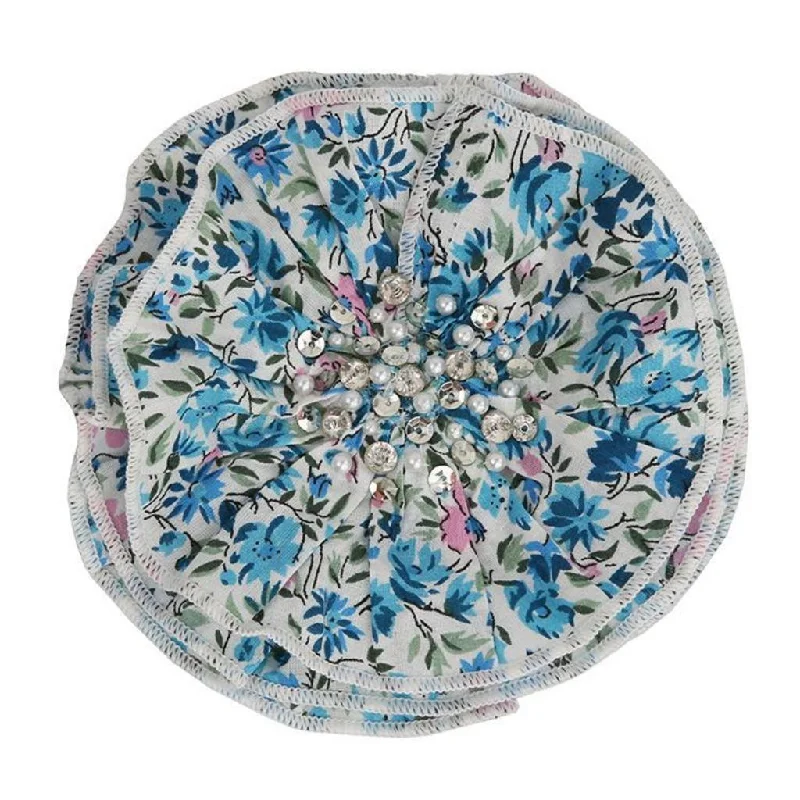 Final Clearance formal dressBlue Floral Hairclip