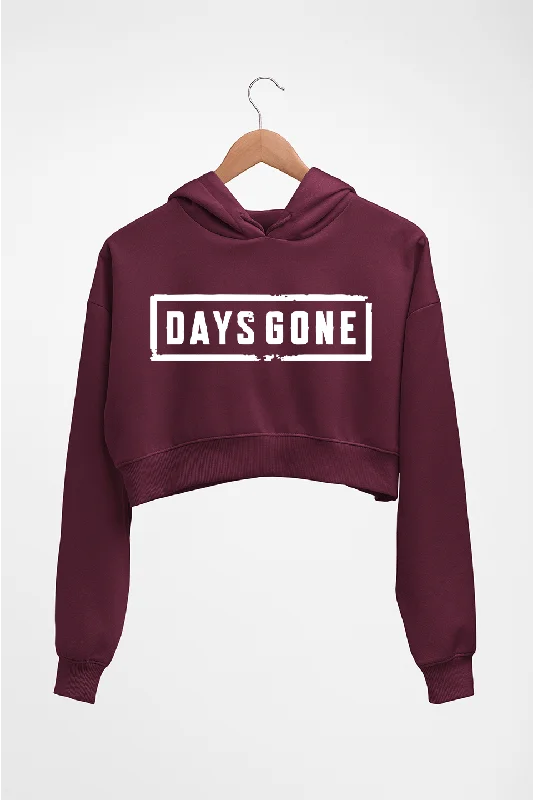 Flash Sale zippered hoodieDays Gone Crop HOODIE FOR WOMEN