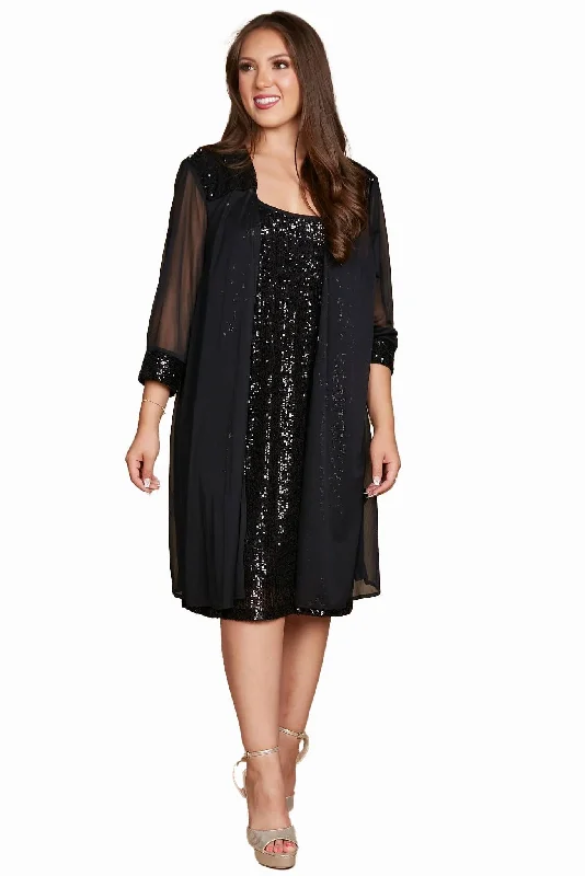 Today’s Deal casual knit dressR&M Richards 2762P Short Petite Chiffon Jacket Dress